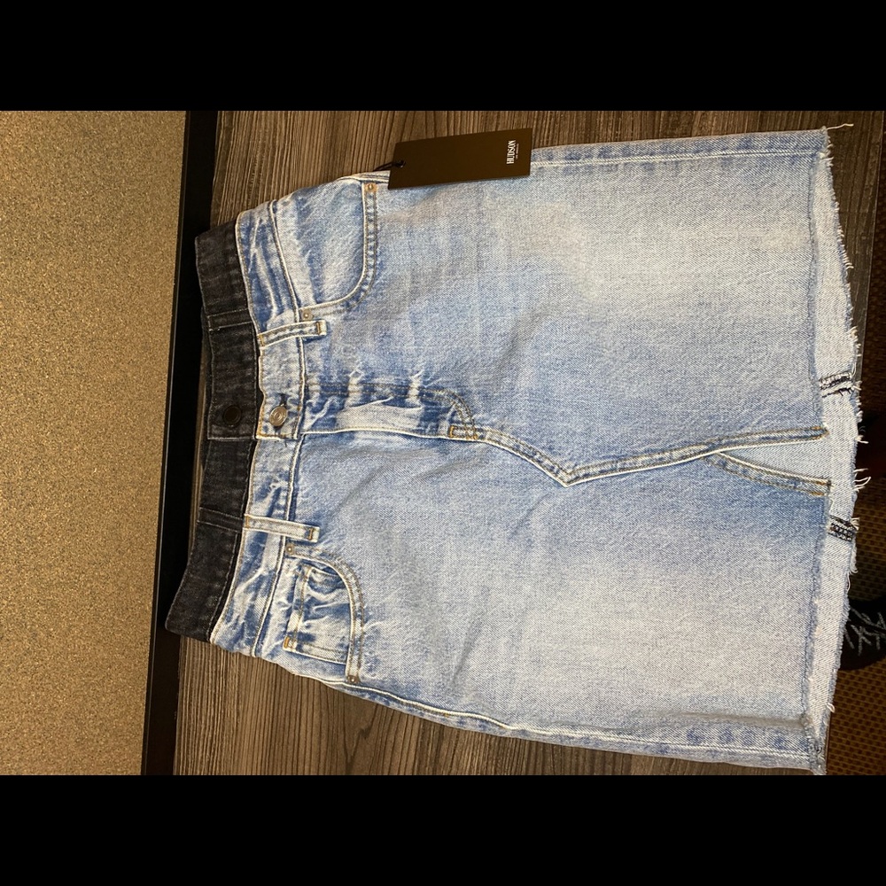 NWT:HUDSON DENIM SKIRT